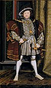 Henry VIII, by Hans Holbein, c.1536