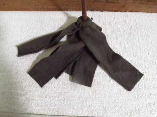 フリースでハタキ風に